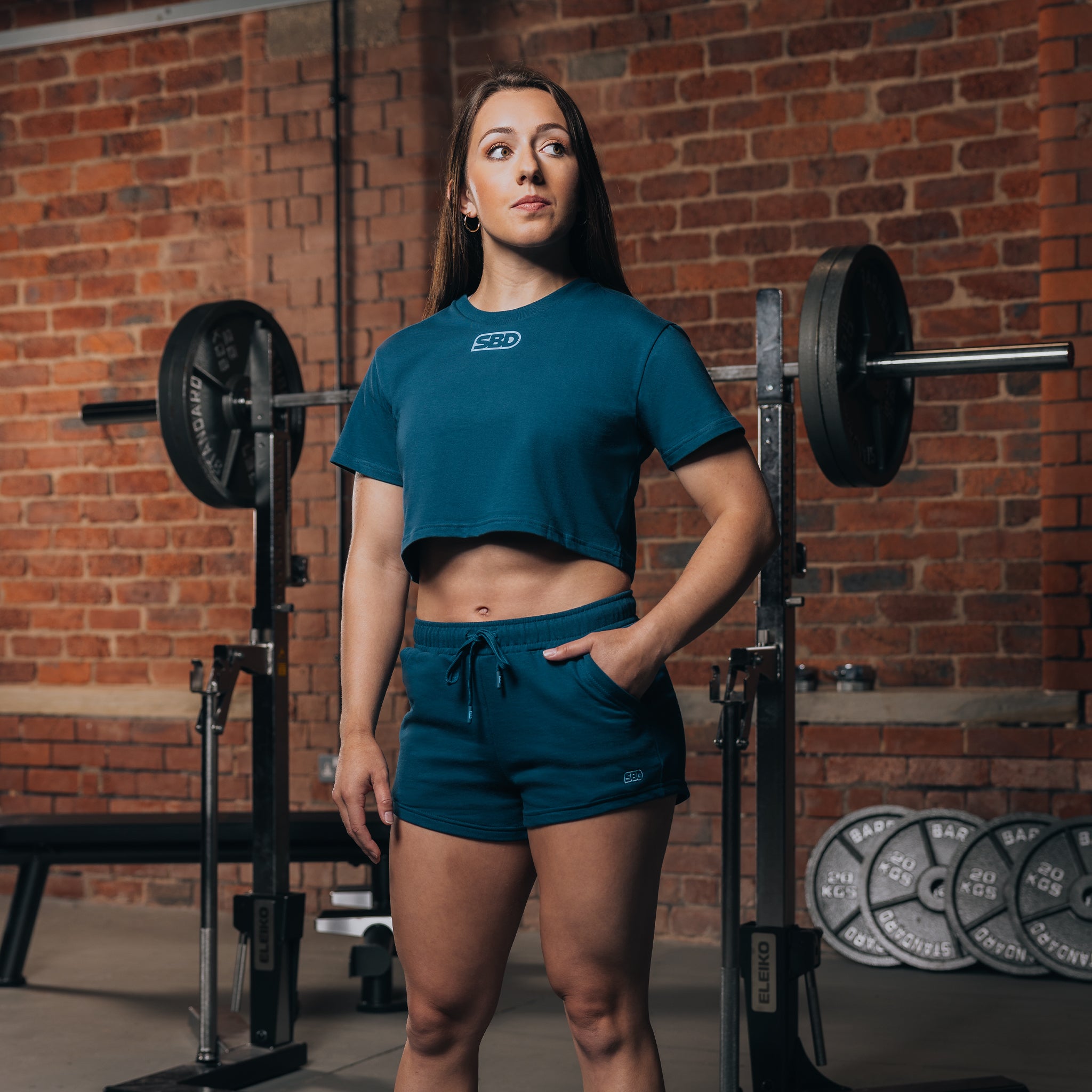 SBD Crop Top Reflect Limited Edition - Teal