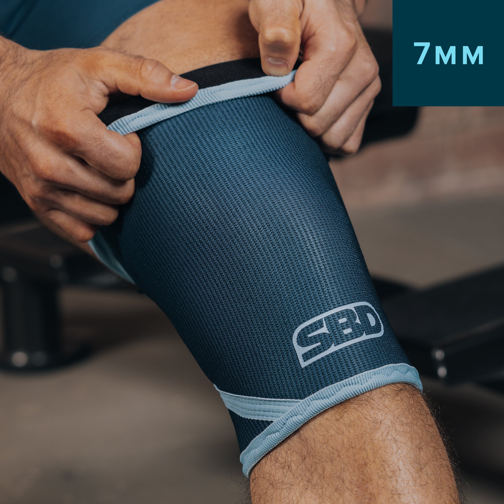 SBD Powerlifting Knee Sleeves 7mm - Reflect limited edition